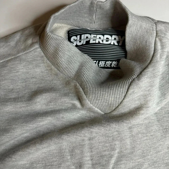 Superdry Sport Women's Pusher Crew Pullover Sweatshirt Size 10 - Picture 3 of 9